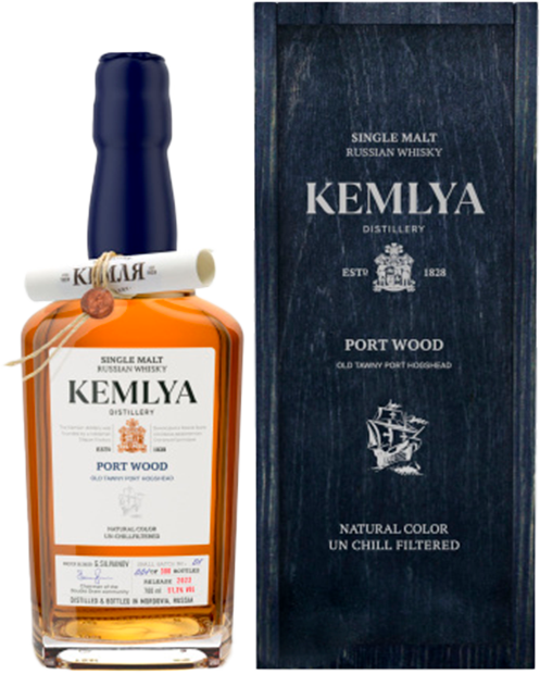 Kemlya Port Wood Single Malt Russian Whisky (gift box)