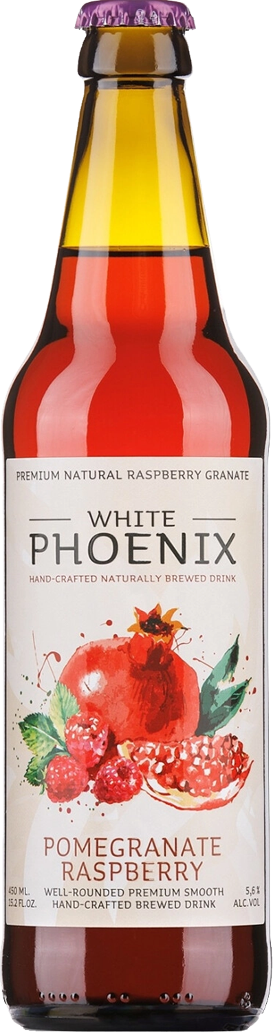 Пиво White Phoenix Pomegranate & Raspberry 0.45 л (Уайт Феникс Гранат ...