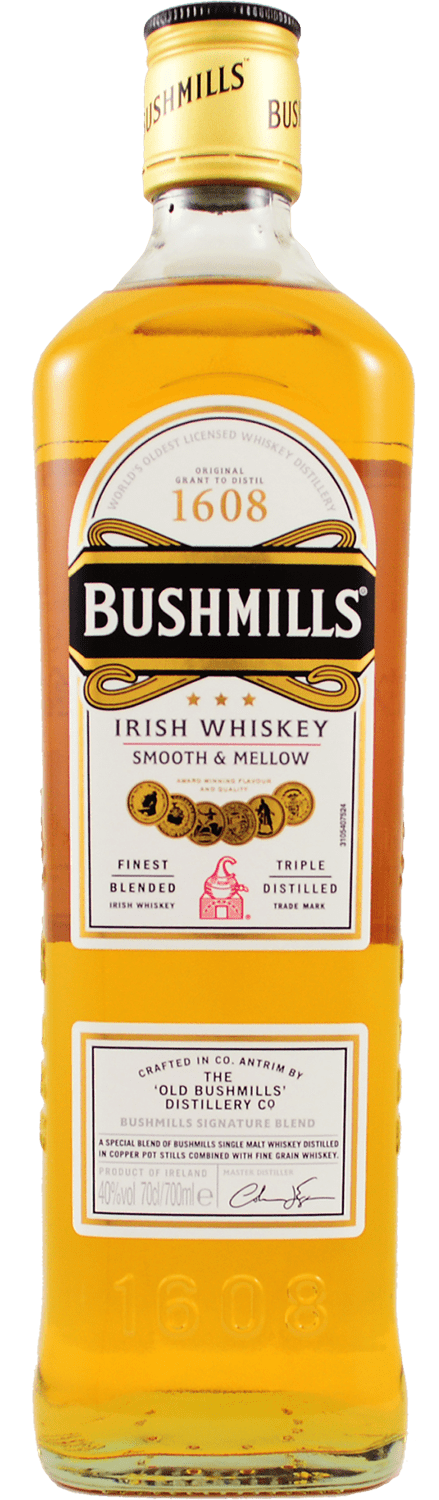 Bushmills Original Blended Irish Whiskey bushmills original blended irish whiskey gift box with 2 glasses