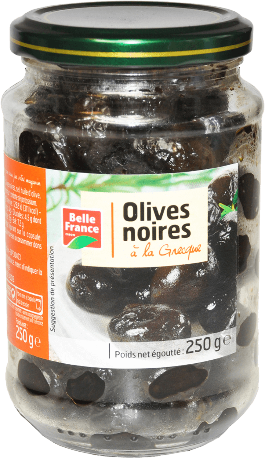Black Olives andquot;a la grecqueandquot; Belle France