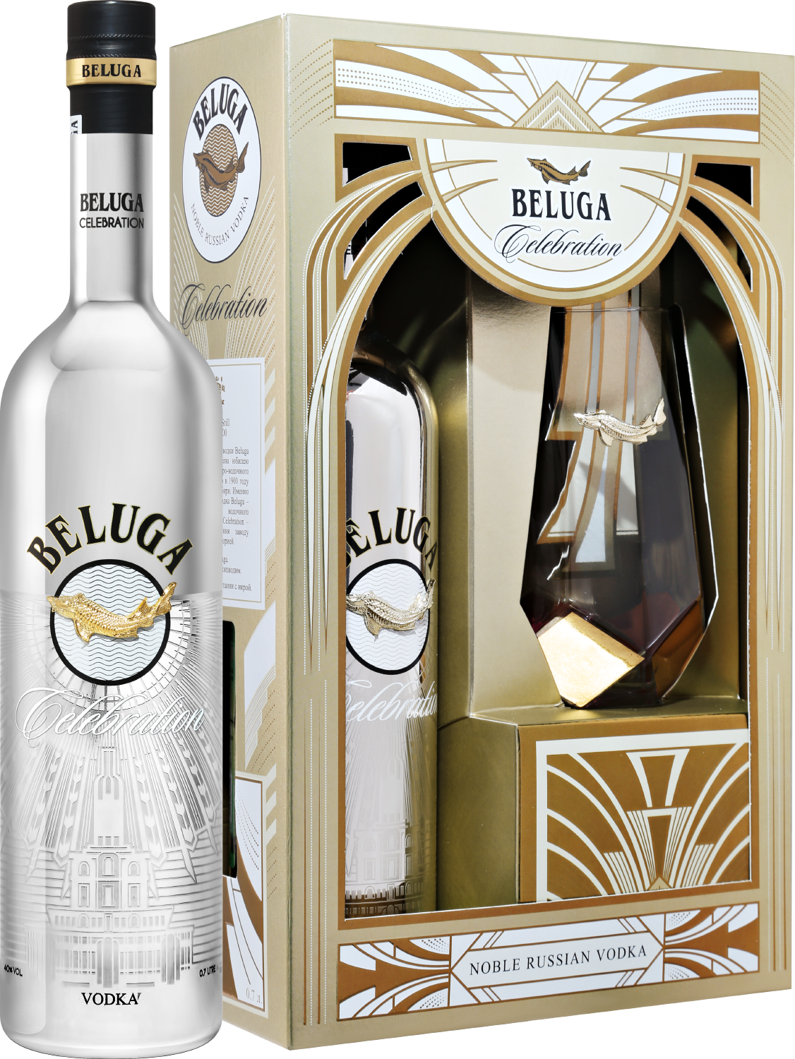 Beluga Noble Celebration (gift box with highball)