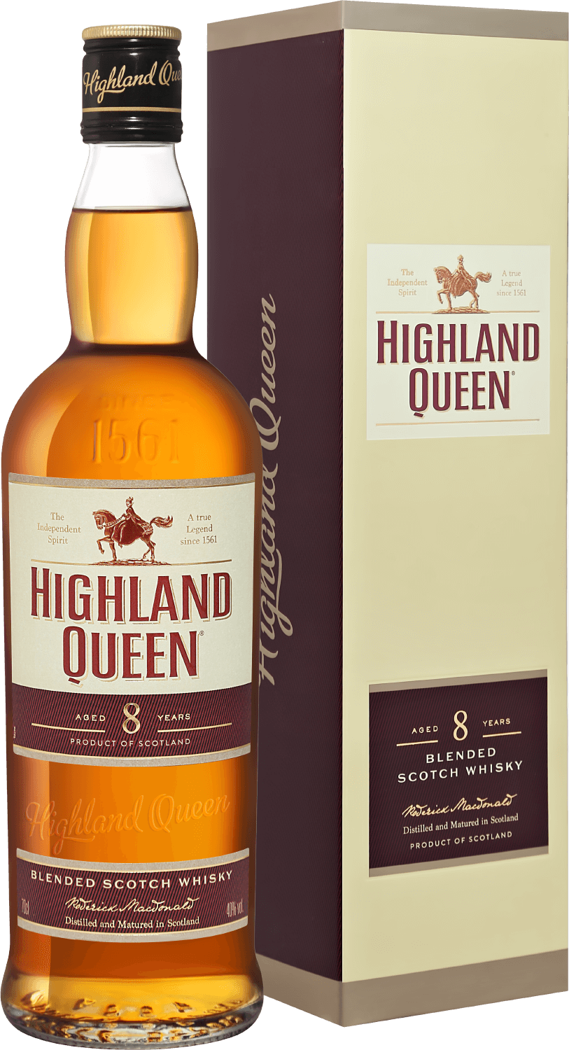 Highland Queen Blended Scotch Whisky 8 y.o. (gift box)