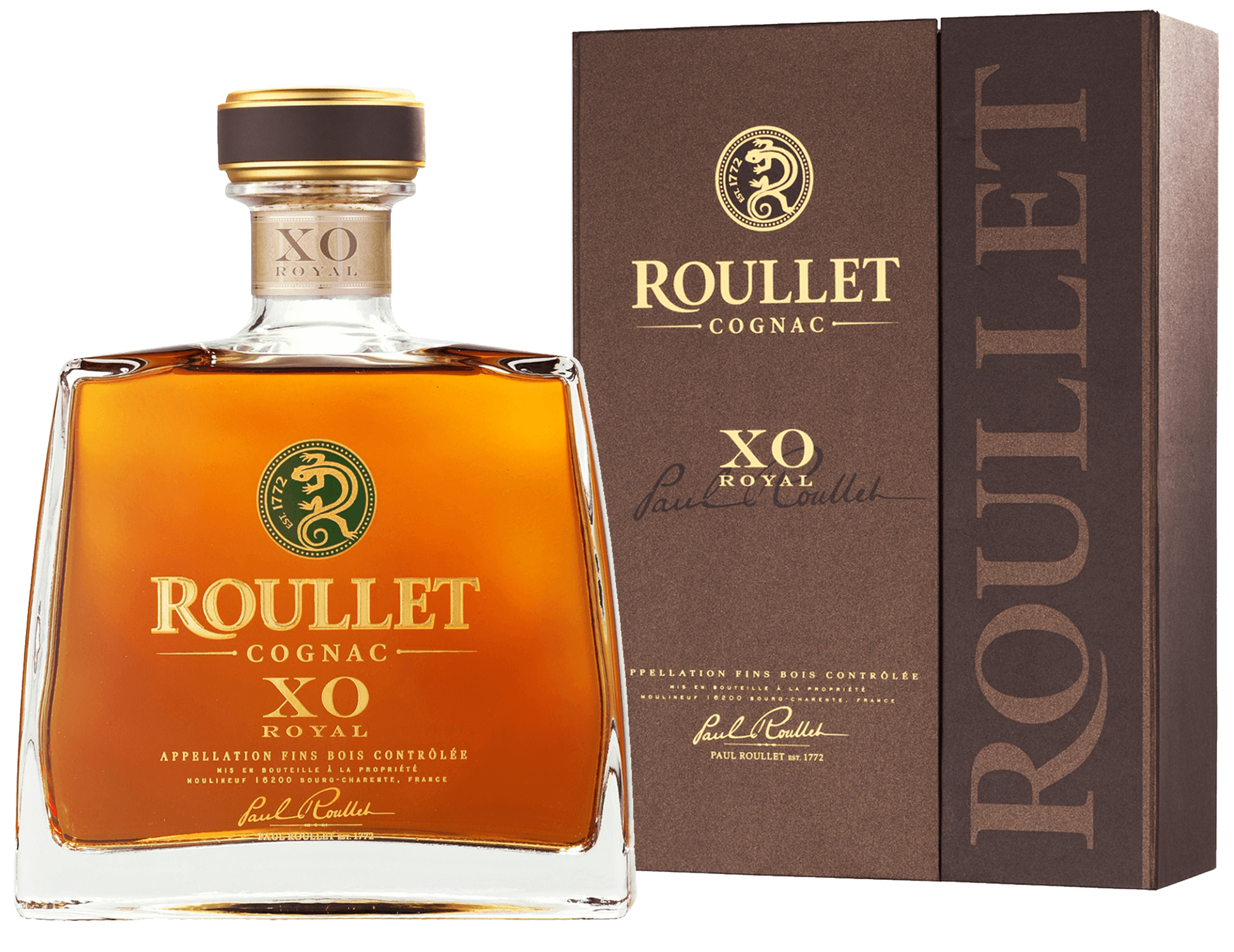 Коньяк Roullet Cognac XO Royal Fins Bois (gift box) 0.7 л (Рулле Коньяк ХО  Роял Фэн Буа в подарочной упаковке), купить в магазине в Воронеже - цена,  отзывы