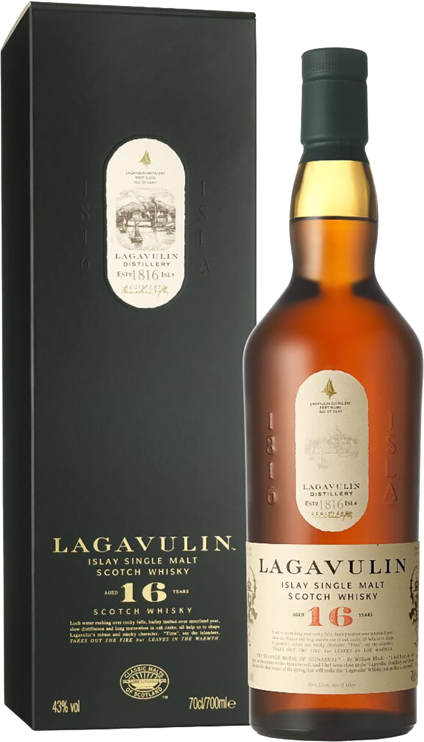 Lagavulin Islay Single Malt Scotch Whisky 16 Years Old (gift box)