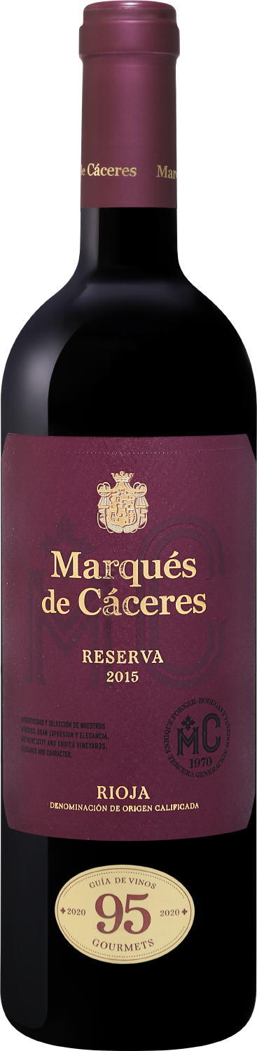 Rioja DOCa Reserva Marques de Caceres generacion mс rioja doca marques de caceres