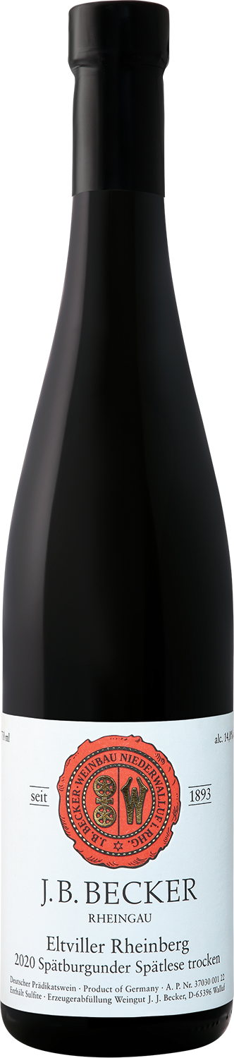 Шпетбургундер Эльтвиллер Райнберг Шпетлезе Рейнгау Дж.Б.Беккер 2020 0.75&nbsp;л