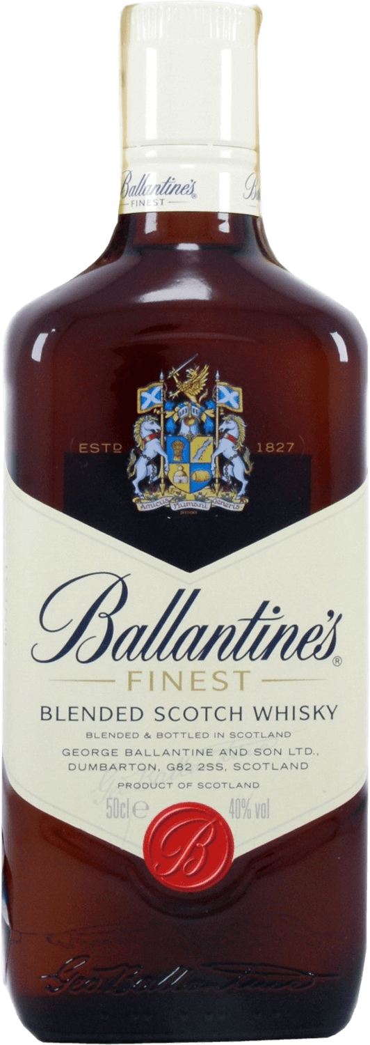 Ballantine's Finest blended scotch whisky william peel double maturation blended scotch whisky