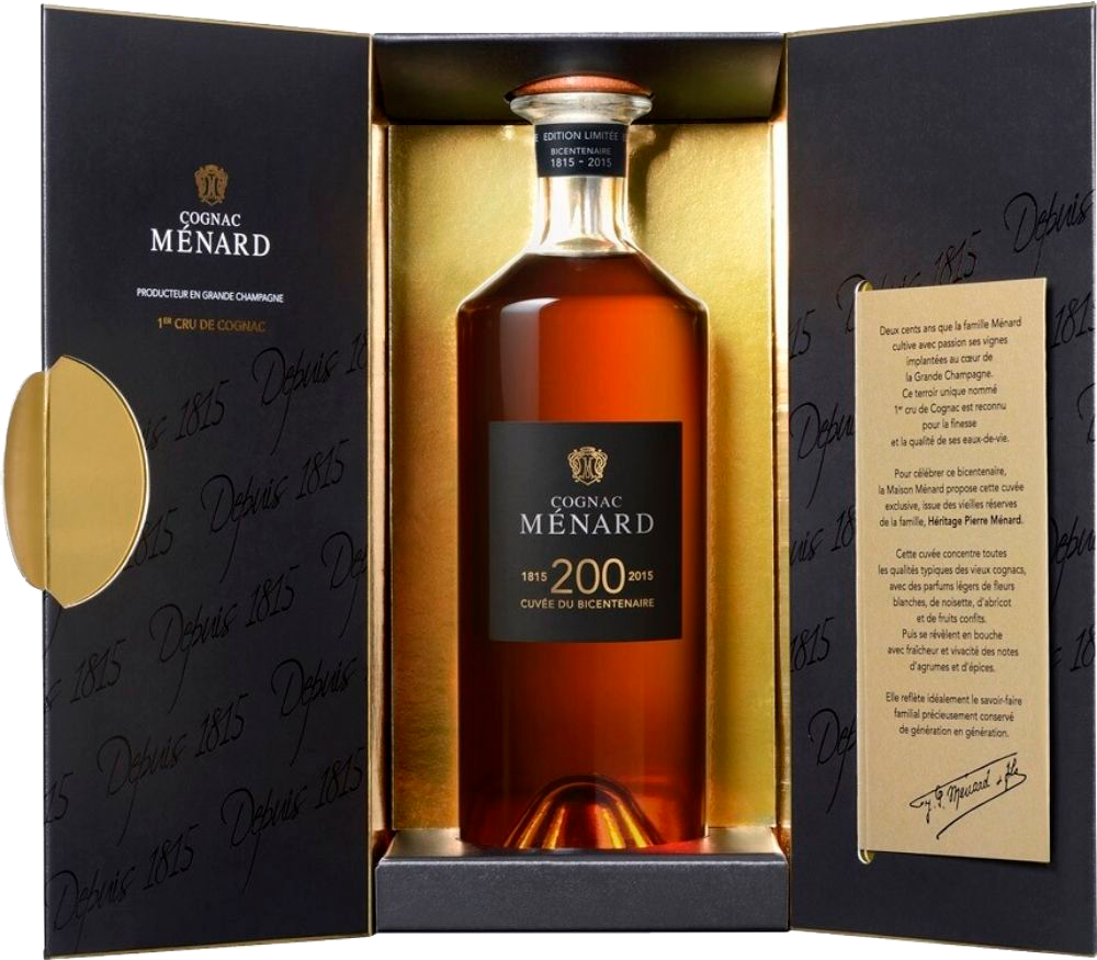 Menard Anniversaire 200 Ans Cuvée du Bicentenaire Grande Champagne Premier Cru de Cognac (gift box)