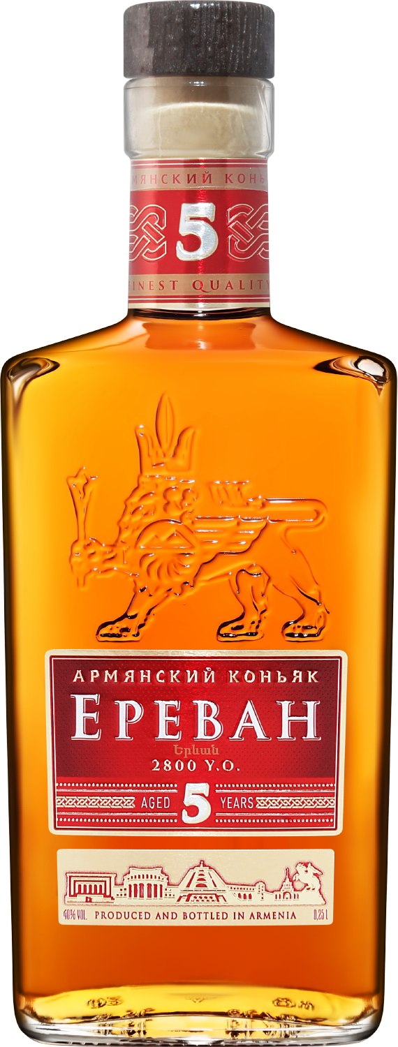 Yerevan 2800 Armenian Brandy 5 Y.O.