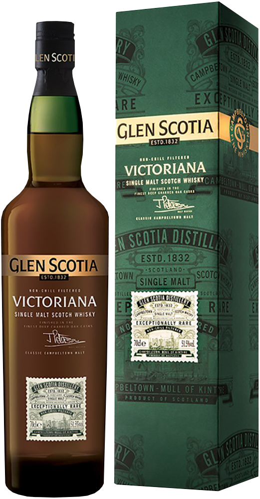 Glen Scotia Victoriana Single Malt Scotch Whisky (gift box) glen scotia victoriana single malt scotch whisky gift box