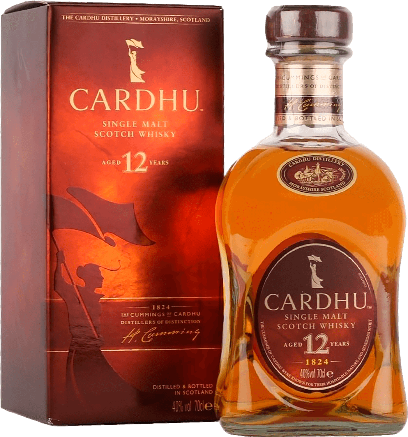 Cardhu Speyside 12 y.o. Single Malt Scotch Whisky (gift box) glen keith speyside single malt scotch whisky 25 y o gift box
