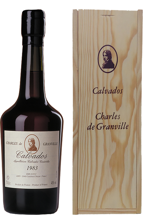 Charles de Granville 1983 Calvados AOC (gift box) marquis de montdidier vs calvados aoc gift box
