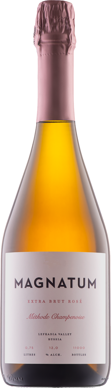 Magnatum Extra Brut Rose Kuban'. Krymsk Lefkadia Valley