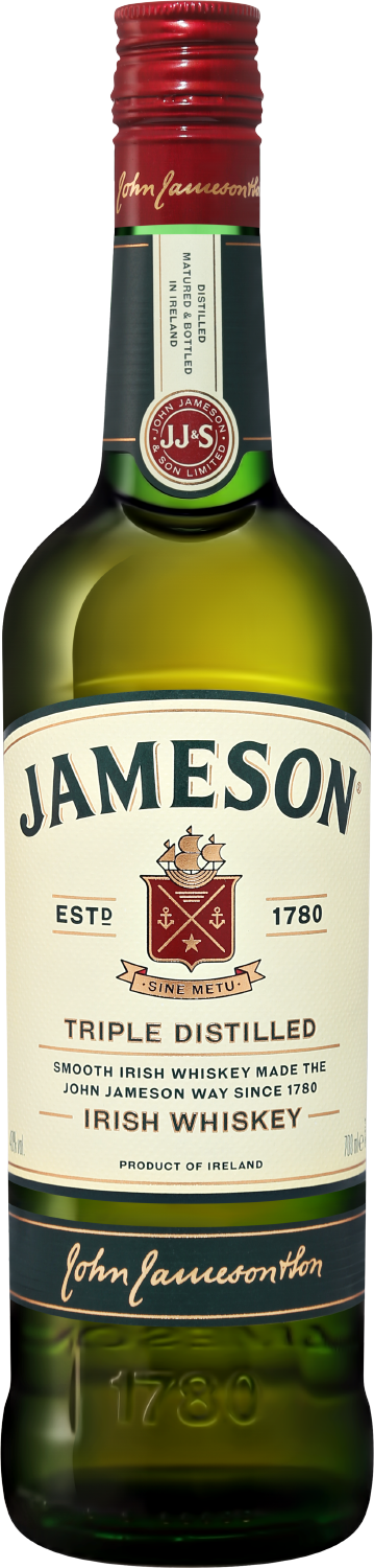 Jameson Triple Distilled Irish Whiskey