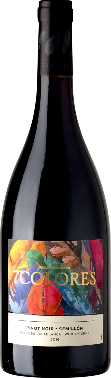 7 Colores Pinot Noir-Semillon Gran Reserva Maule Valley DO Vina Morande