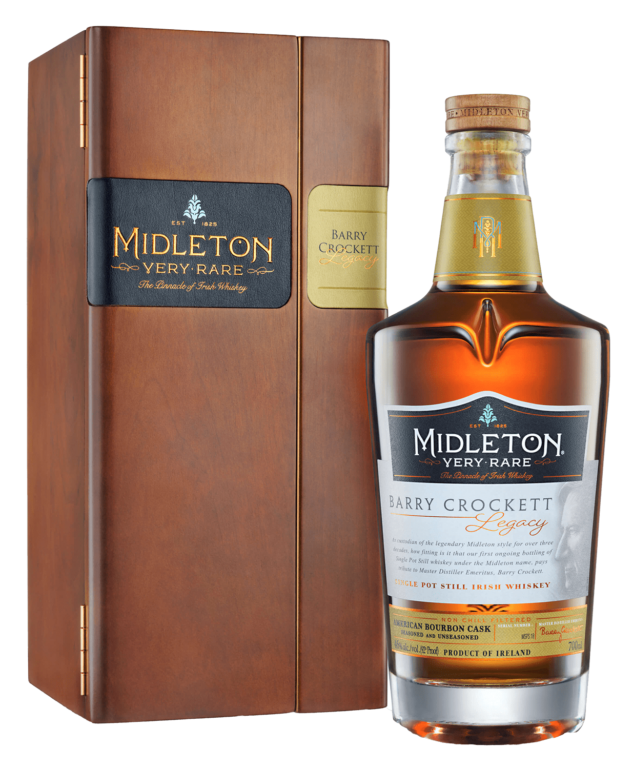 Виски Midleton Barry Crockett Legacy Single Pot Still Irish Whiskey (wooden  box) 0.7 л (Мидлтон Барри Крокетт Легаси Сингл Пот Стилл виски в деревянном  футляре), купить в магазине в Новосибирске - цена,