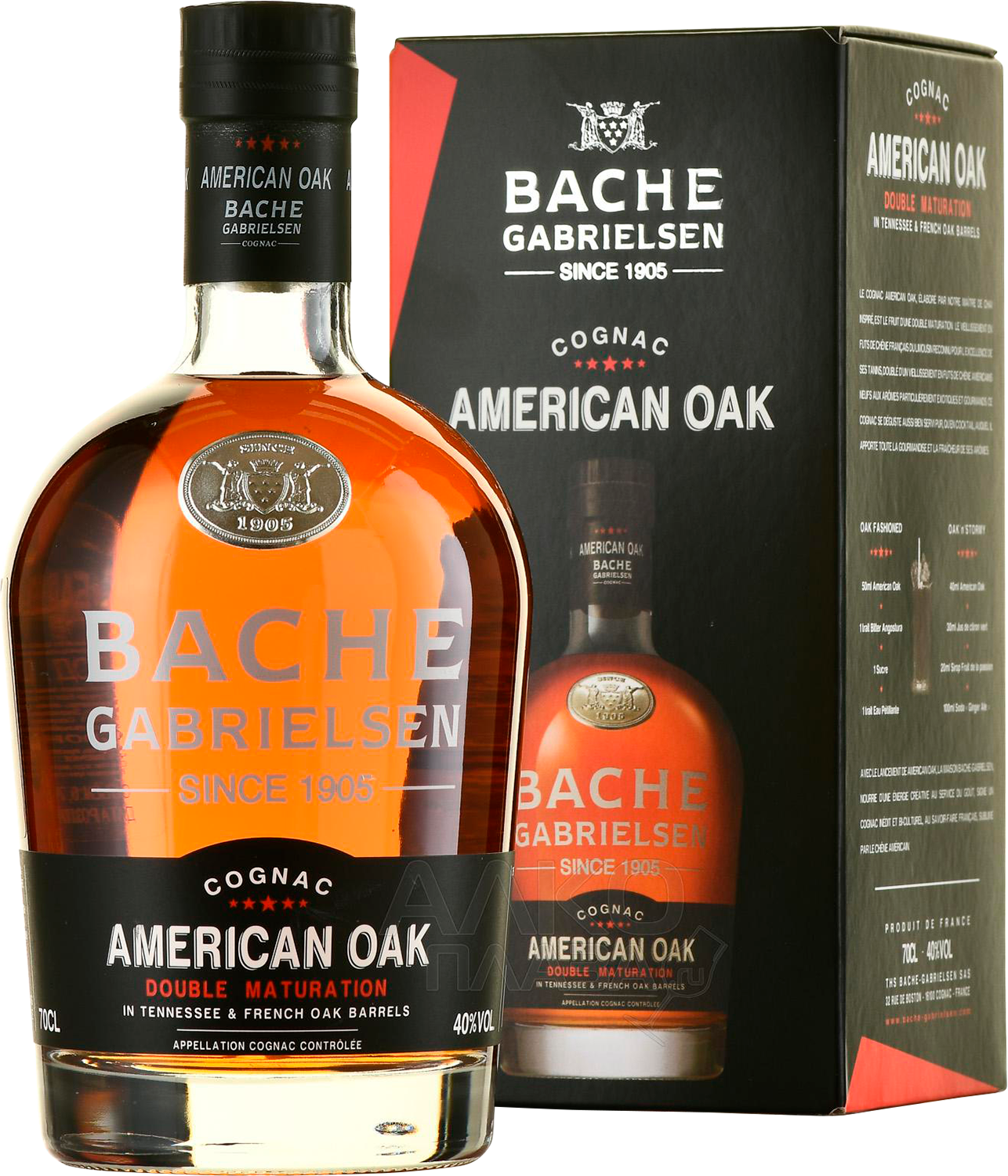 Bache-Gabrielsen Cognac American Oak (gift box)