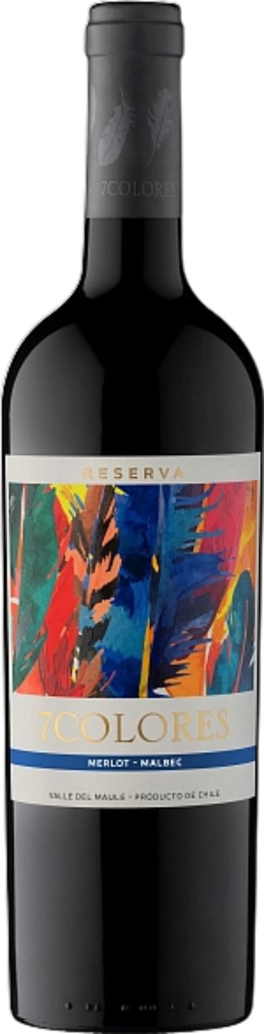 7 Colores Merlot-Malbec Reserva Maule Valley DO Vina Morande