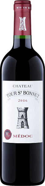 Вино Chateau Tour Saint Bonnet Medoc AOC, 0.75 л