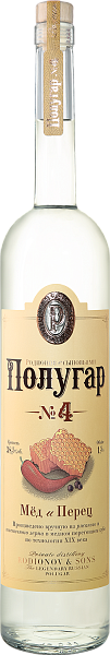 Дистиллят Polugar №4 Honey & Allspice, 1.5 л