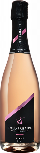 Poll-Fabaire Cremant de Luxembourg Rose Brut Moselle Luxembourgeoise AOP, 0.75 л