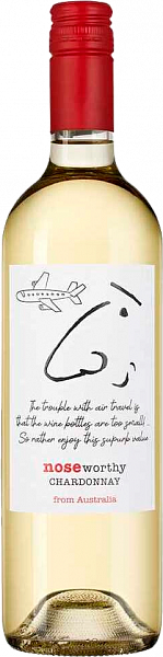 Белое полусухое вино Noseworthy Chardonnay Austwine Exports, 0.75 л