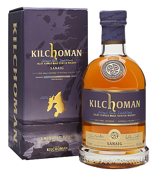 Kilchoman Sanaig Islay Single Malt Scotch Whisky (gift box), 0.7л