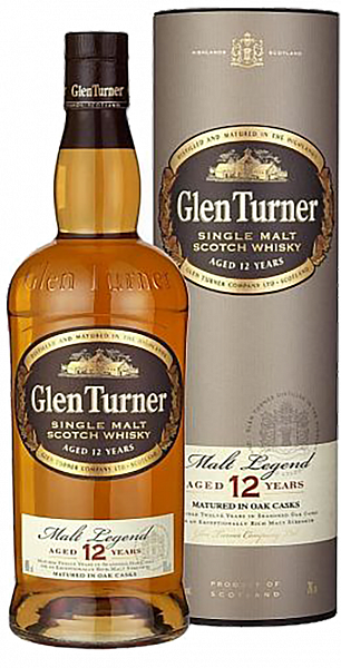 Виски Glen Turner 12 Years Old Single Malt Scotch Whisky (gift box), 0.7 л