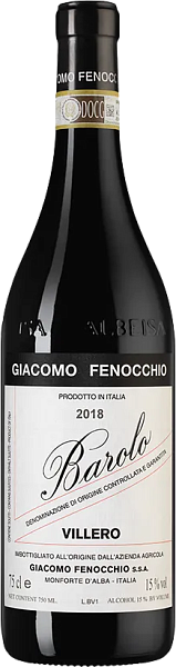 Вино Barolo DOCG Villero Giacomo Fenocchio, 0.75 л в Санкт-Петербурге