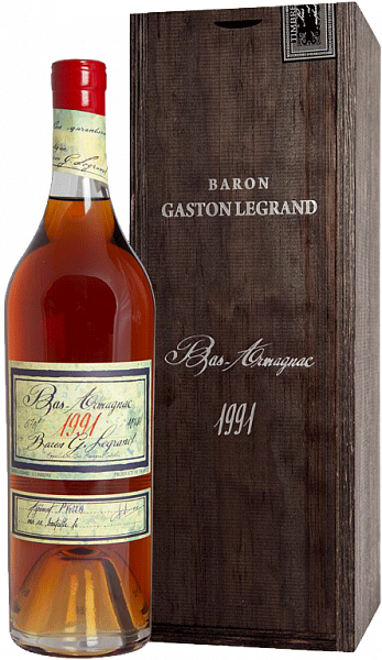 Baron Gaston Legrand 1991 Bas Armagnac (gift box), 0.7 л