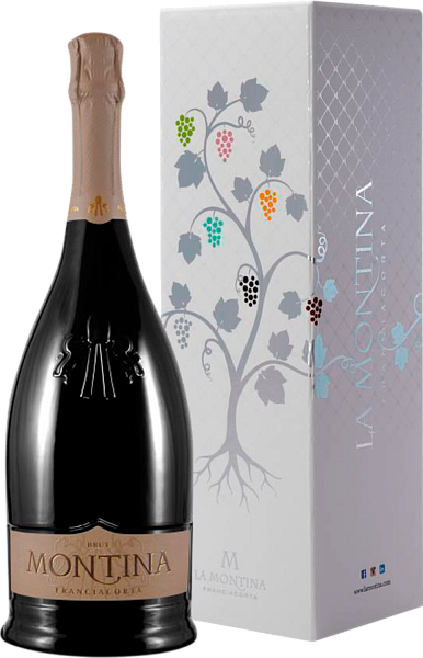 Игристое вино Franciacorta DOCG Brut La Montina (gift box), 0.75 л