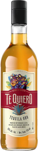 Текила Te Quiero Oro, 0.75 л в Саратове