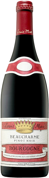 Вино Beaucharme Pinot Noir Bourgogne AOC Louis Max, 0.75 л