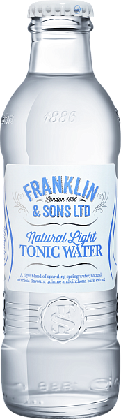 Тоник Franklin & Sons Natural Light Tonic Water, 0.2 л