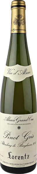 Вино Pinot Gris Altenberg de Bergheim Alsace Grand Cru AOC Gustave Lorentz, 0.75 л