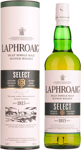 Виски Laphroaig Select Islay Single Malt Scotch Whisky (gift box), 0.7 л