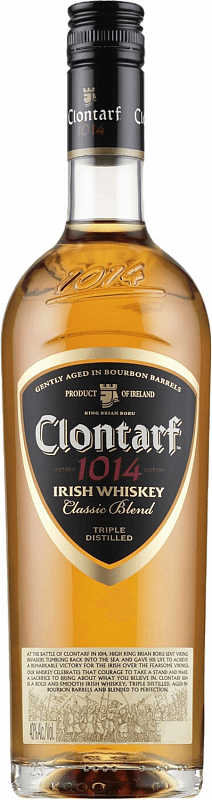 Клонтарф 1014 купажированный ирландский виски 1 л