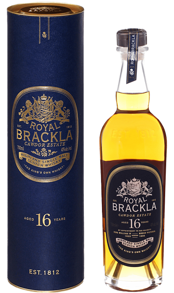 Виски Royal Brackla 16 y.o. Highland single malt scotch whisky (gift box), 0.7 л
