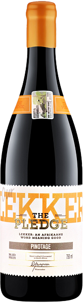 Вино The Pledge Our Lekker Pinotage Western Cape WO Origin Wine, 0.75 л