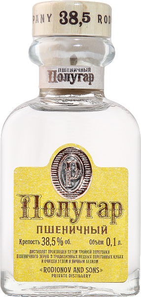 Дистиллят Polugar Wheat, 0.1 л