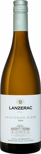 Вино Sauvignon Blanc Jonkershoek Valley WO Lanzerac, 0.75 л