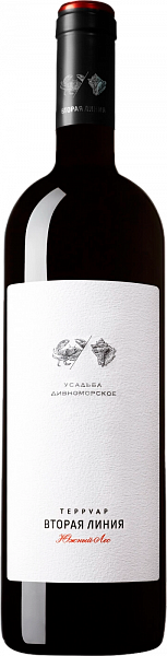 Российское вино Vtoraya Liniya Yuzhnyy Les Usadba Divnomorskoe, 0.75 л