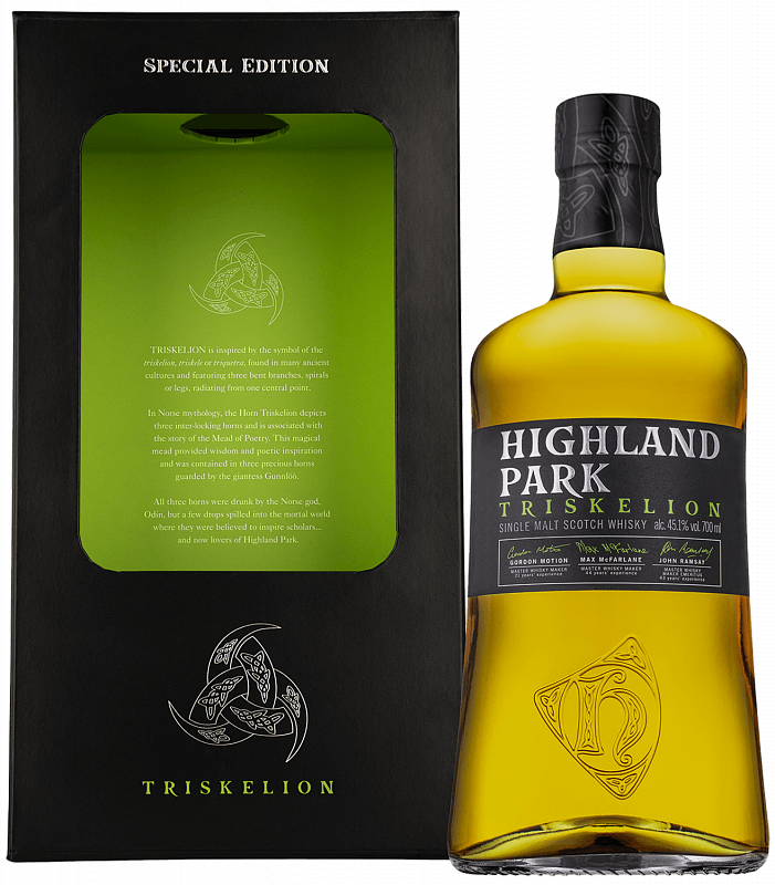 Хайланд Парк Трискелион солодовый шотландский виски в подарочной упаковке 0.7 л