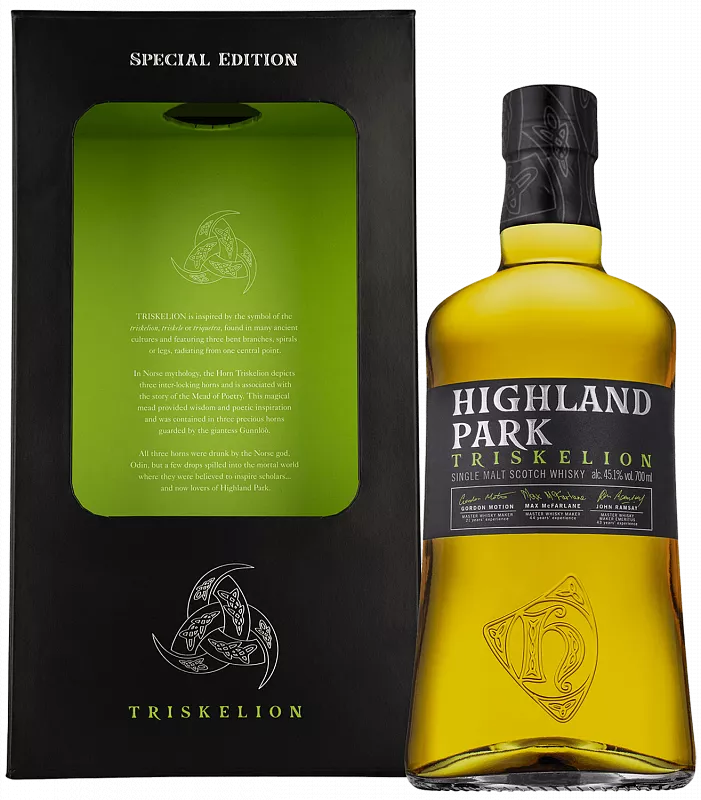 Хайланд Парк Трискелион солодовый шотландский виски в подарочной упаковке 0.7 л