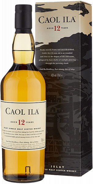 Виски Caol Ila Islay Single Malt Scotch Whisky 12 y.o. (gift box), 0.75 л