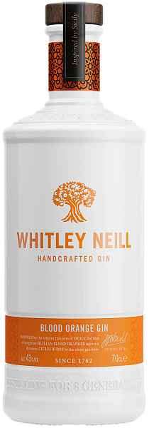 Whitley Neill Blood Orange Handcrafted Dry Gin , 0.7 л