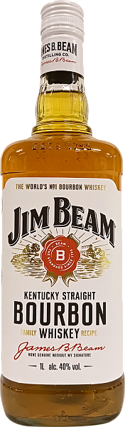 Виски Jim Beam Kentucky Straight Bourbon Whiskey, 1 л