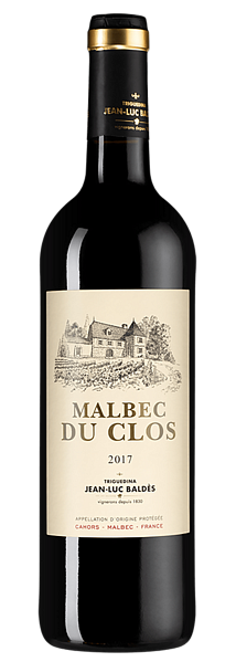 Malbec du Clos Cahors AOC Clos Triguedina, 0.75 л