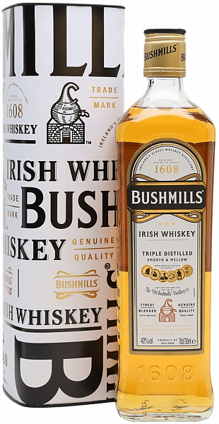 Bushmills Original Blended Irish Whiskey (gift box), 0.7 л