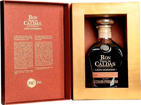 Ром Viejo de Caldas Leon Dormido Finalizado (gift box), 0.75 л